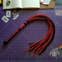 Load image into Gallery viewer, Nylon Flogger, Multi Tail Whips, Custom Hand Made to Order
