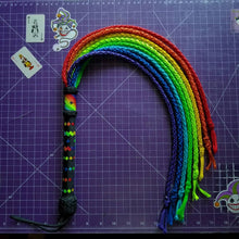 Load image into Gallery viewer, Nylon Cat O&#39; Eight Tails, Multi Tail Whip, Custom Made to Order
