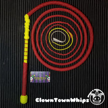 Load image into Gallery viewer, 10ft 12 Plait McDonald&#39;s Themed Stock Whip &quot;SuperSized McWhip&quot;
