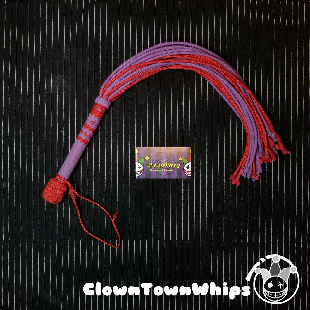 22 inch Flogger (Lilac and Red)