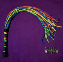 Load image into Gallery viewer, Nylon Flogger, Multi Tail Whips, Custom Hand Made to Order
